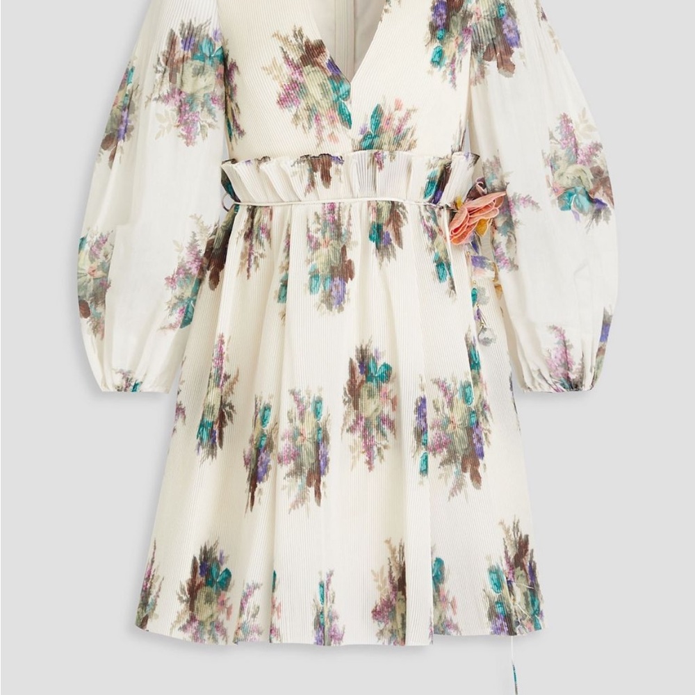 Floral Dress with Belt
